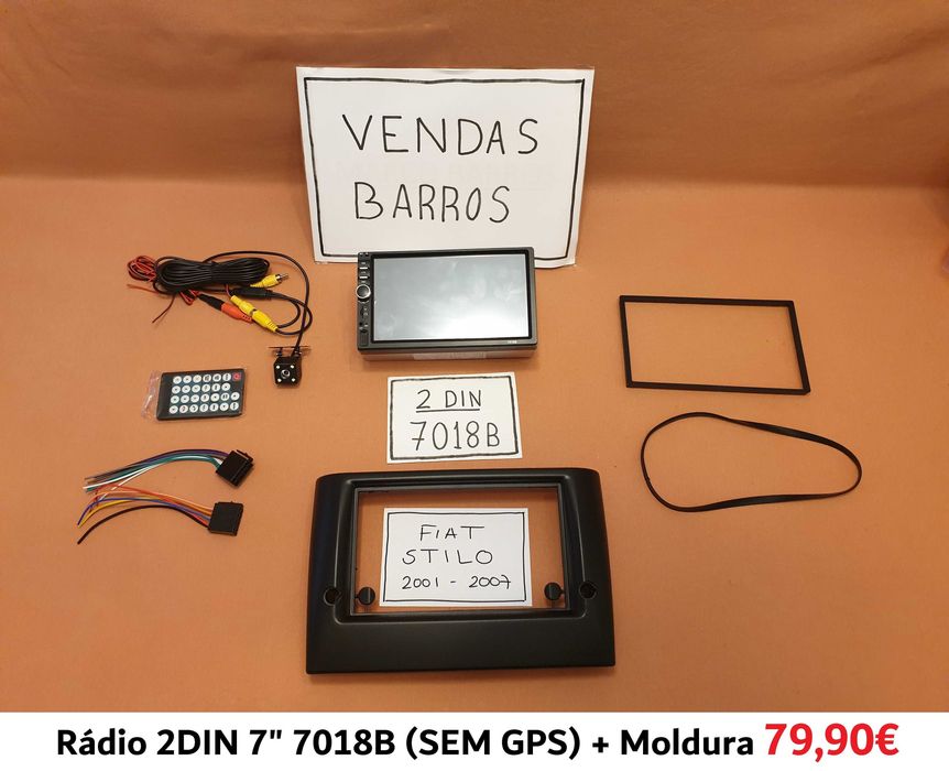(NOVO) Rádio 2DIN • Fiat STILO (De 2001 a 2007) • Android GPS [4+64GB]