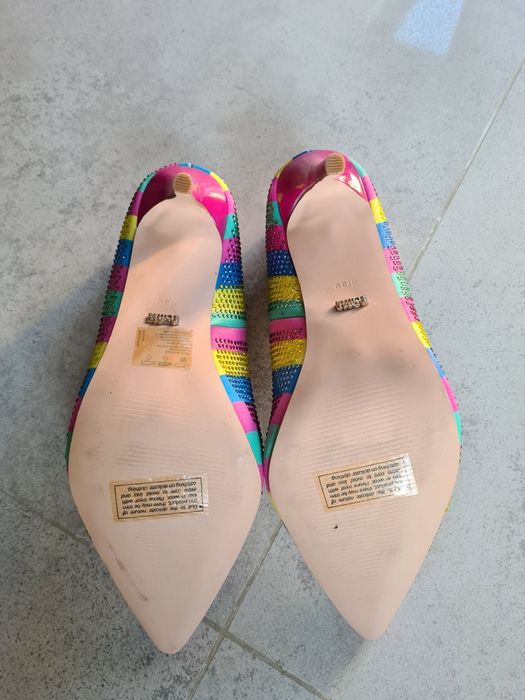 Szpilki kolorowe r.39