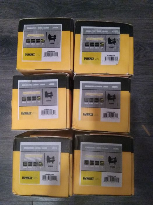 Дюбель гвозди для монтажного пистолета Dewalt DCN890