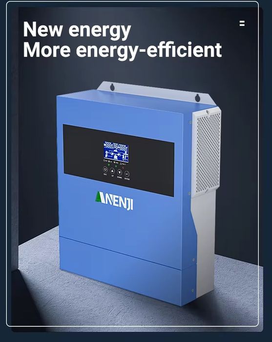 В НАЯВНОСТІ Гібридний сонячний інвертор ANENJI 4.2 кВт 24 В з Wi-Fi