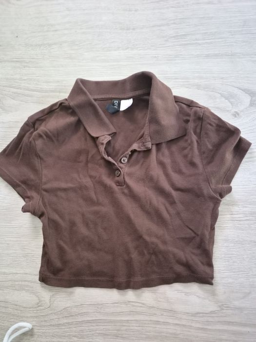 Bluzka polo dziewczeca