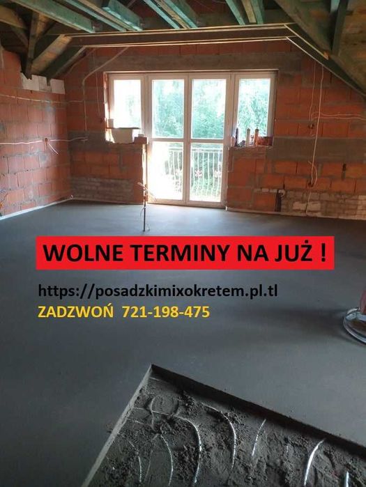 Posadzki/ wylewki betonowe/ kucie / styrobeton / układanie styropianu
