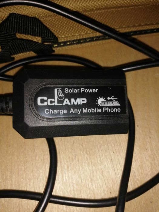 Сонячний зарядний пристрій Сонячна панель у чохлі 7W USB CcLamp CL670