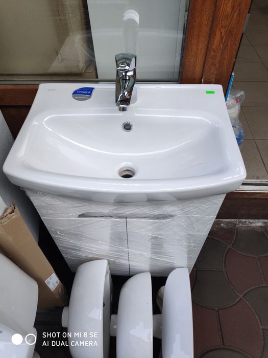 Мойдодыр( тумбочка с умывальником)- Cersania 50  в ванну