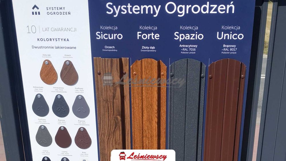 Tanie ogrodzenia sztachety metalowe panele ogrodzeniowe Poznań