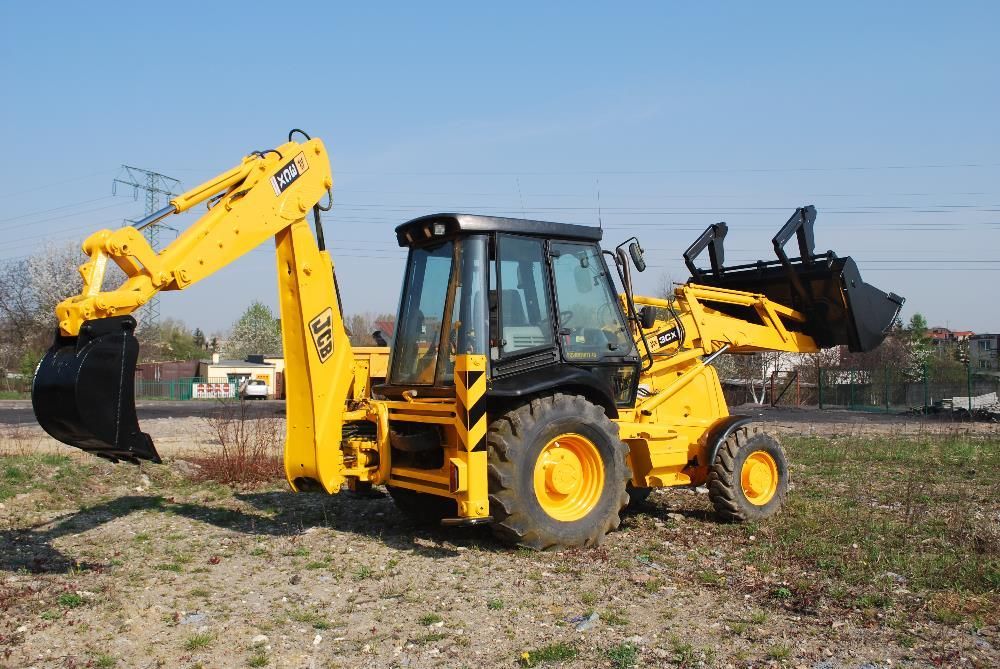 Wynajem Koparko-Ładowarki Koparka JCB 3CX Bytom Gliwice Zabrze Śląsk