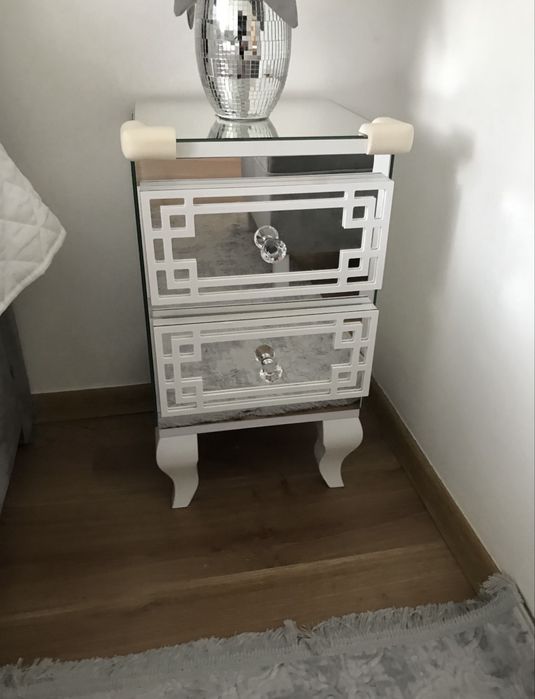 Zestaw glamour lustro