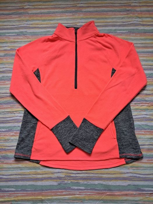 Жіноча спортивна флісова кофта з кишенями