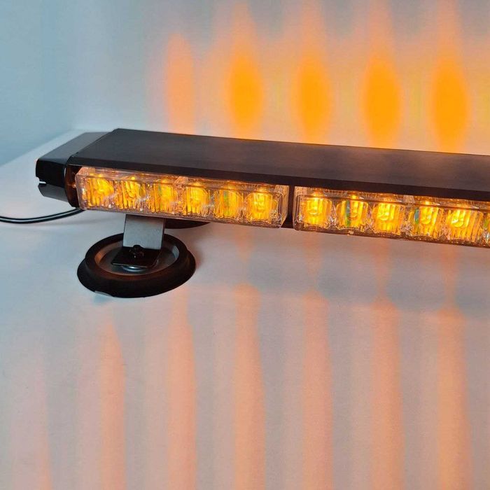 Стробоскоп-мигалка на дах Балка LED 96см, 12/24v жовтий помаранчевий