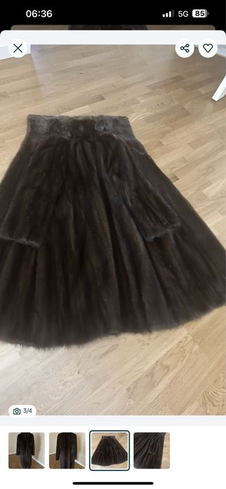 Норкова шуба Saga Mink