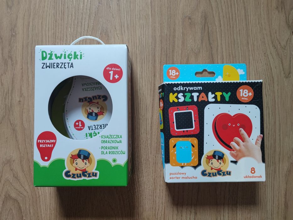 Czuczu Odkrywam Kształty i Dźwięki Zwierzęta
