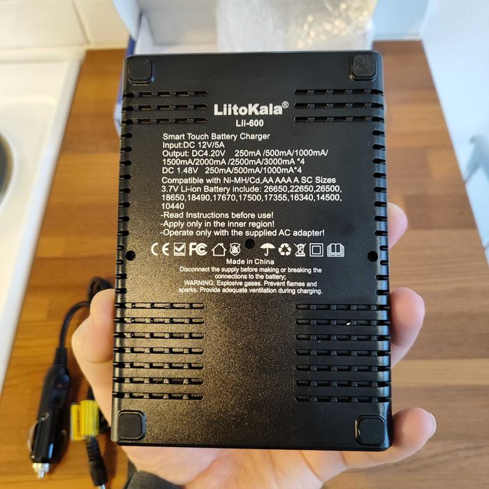 Зарядное устройство, Зарядчик LitoKala Lii 600 полная комплектация