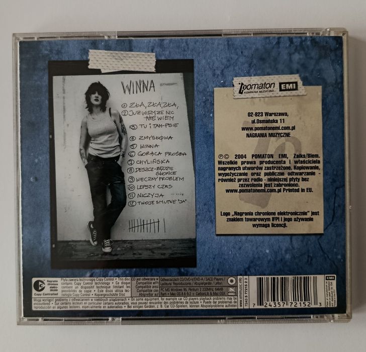 Agnieszka Chylińska - Winna  2004 CD