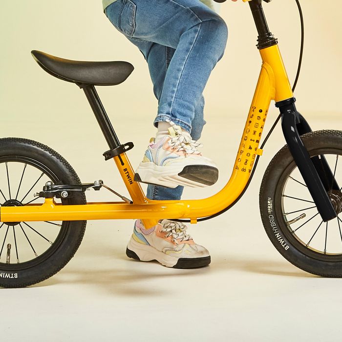 Runride 900 de APRENDIZAGEM de Bicicleta 10 POLEGADAS CRIANÇA AMARELO