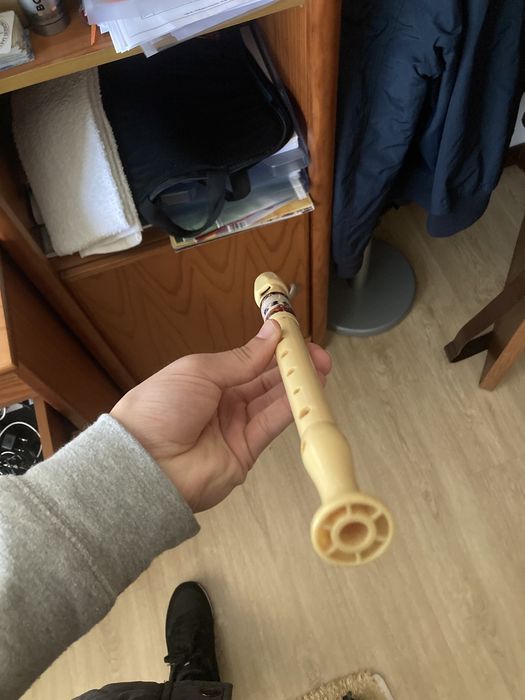 Flauta de sopro musical