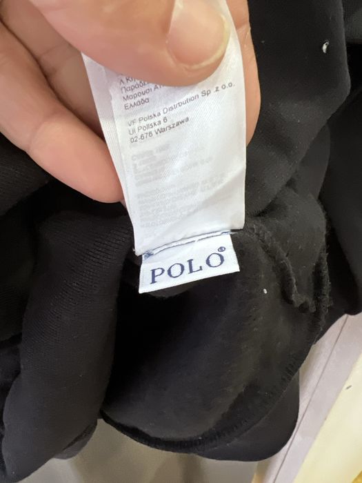 Sweat cardada preta Polo Ralph Lauren - NOVO