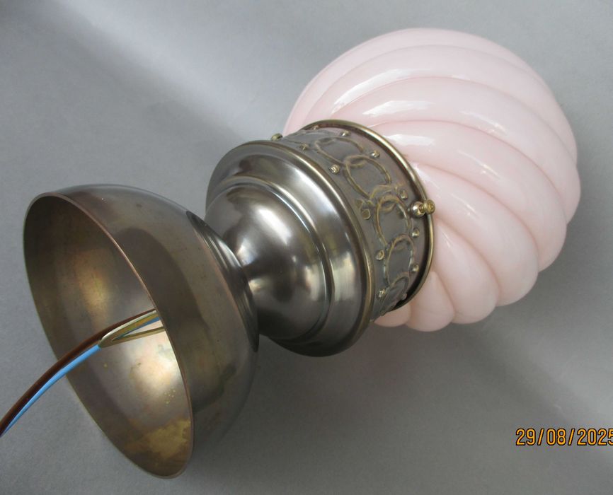 Stary, mosiężny lampion / ampla / plafon /mały żyrandol.