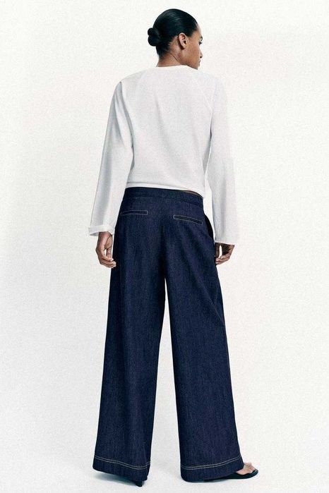 ZARA , ідеальні брюки джинси.38.М