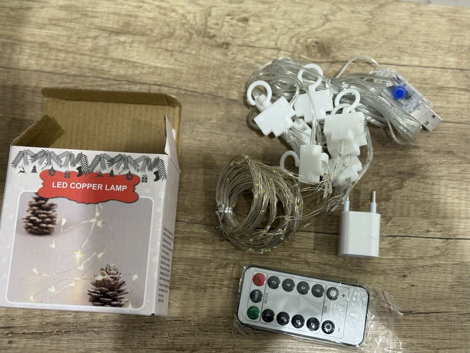 Гірлянда «роса» на штори на usb