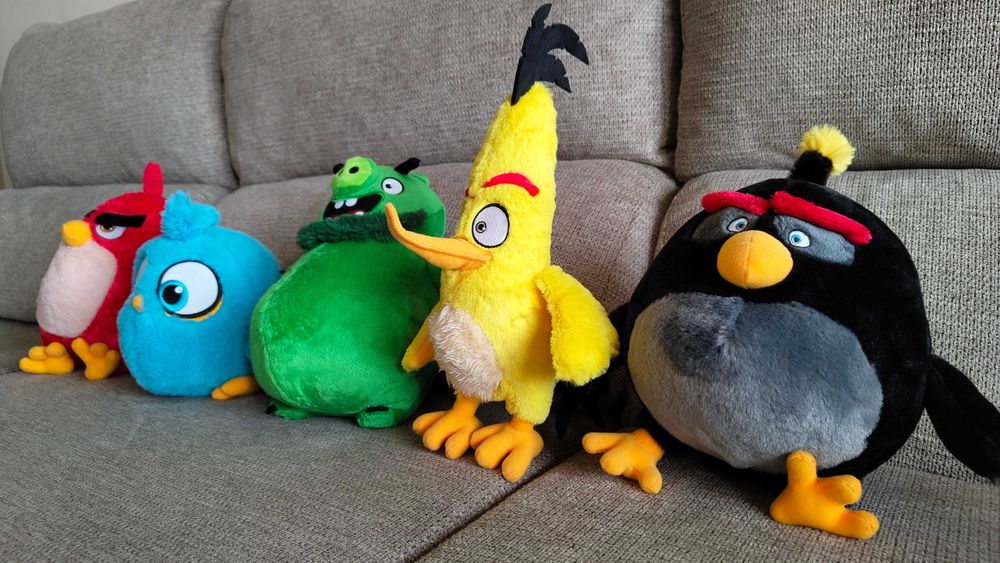 5 Peluches Angry Birds
