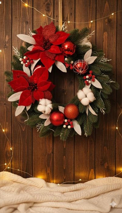 Шикарный Новогодний Венок | Готовый Подарок и Декор