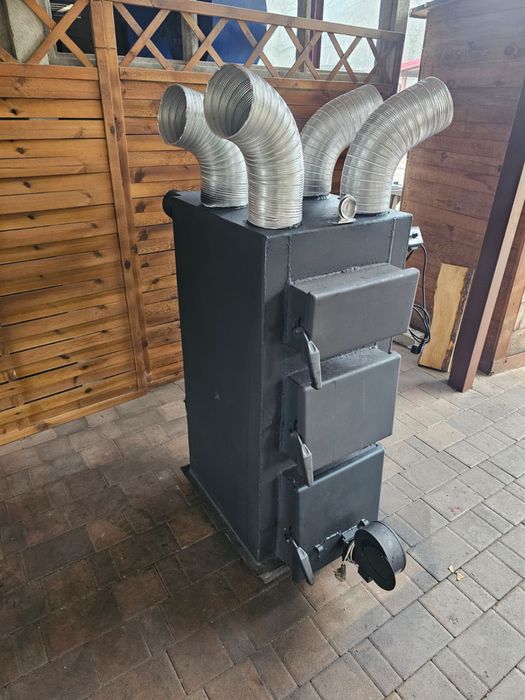 Piec nadmuchowy warsztatowy 37 kW – mocny, wydajny, gotowy do pracy