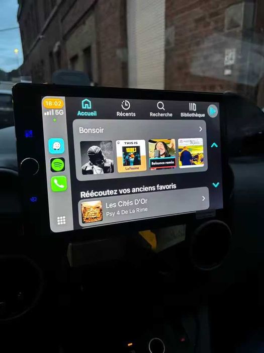 Auto-rádio 1 din estilo tesla 10 Polegadas 4k NOVO