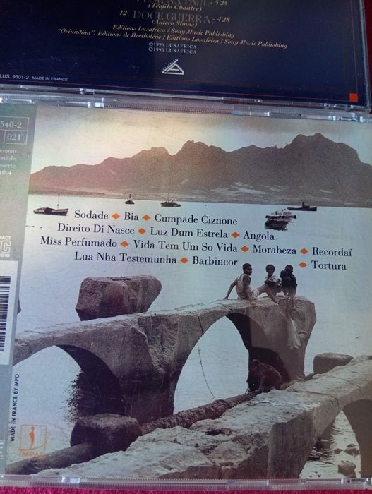 Conjunto de CDs musica Cesária Évora