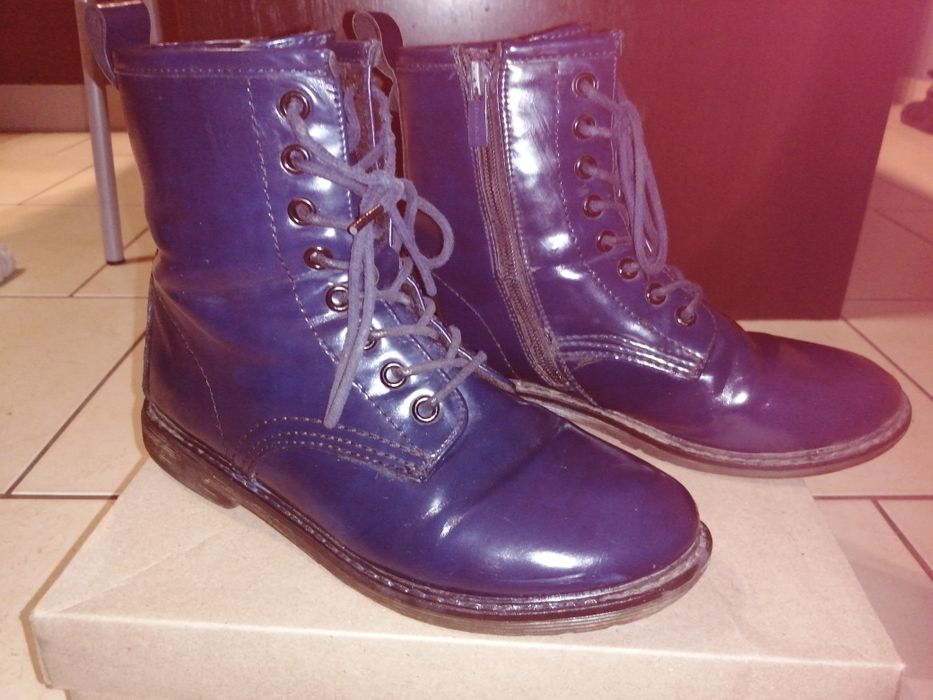 Glany kozaki granatowe Jenny Fairy 33