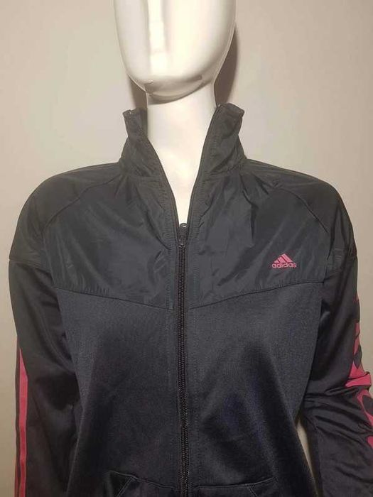 Sportowa bluza kurtka wiatrówka Adidas climalite fit logo