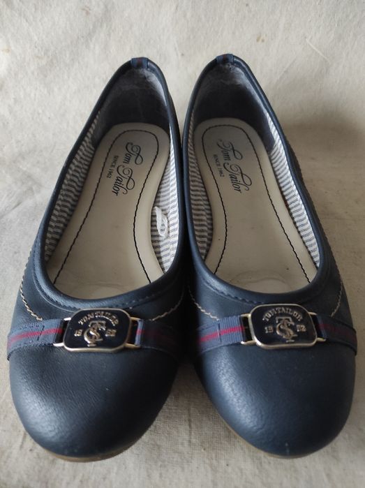 Baleriny damskie granatowe Tom Tailor nr 39