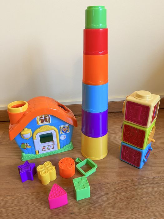 Conjunto 3 jogos de encaixe para bebés