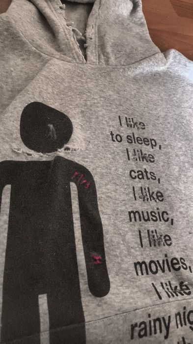 hodie i like cats худи я люблю... дистресс