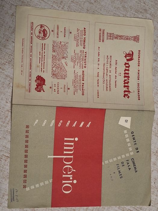 Programa vintage cinema Império Fellini la strada