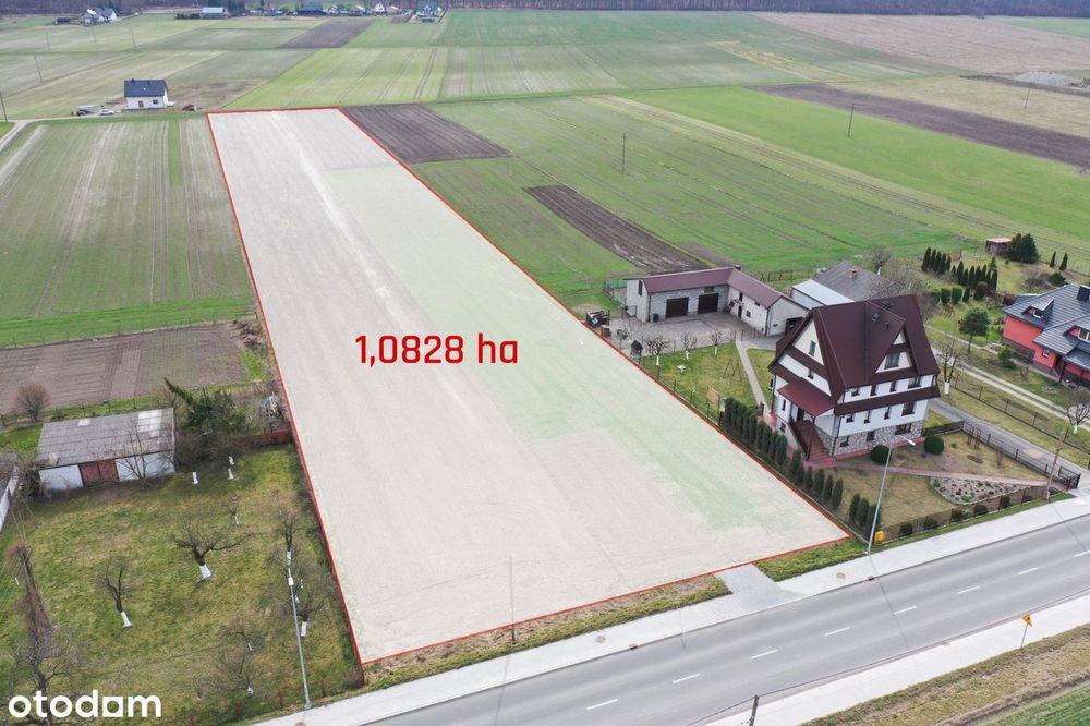 Teren pod planem, zabudowa mieszkaniowa, blisko wyjazd na S7!