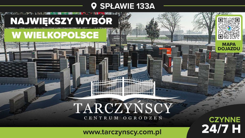 nowy punkt wystawowy - Największy wybór ogrodzeń w Wlkp