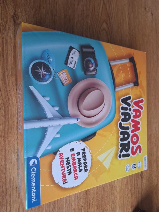Jogo educativo familiar Vamos Viajar Clementoni