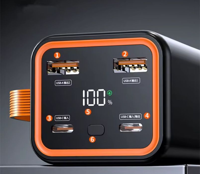 Якісний, справжній PowerBank 20000mah 4*21700 EVE 50E Повербанк  18650