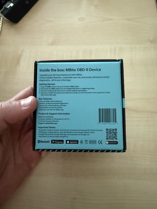 MBito Bluetooth Mercedes diagnostyka kodowanie OBD