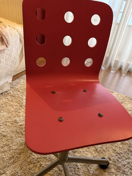 Cadeira escritório rosa