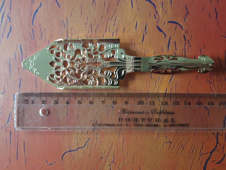 Espátula dourada para servir absinto - NOVA!