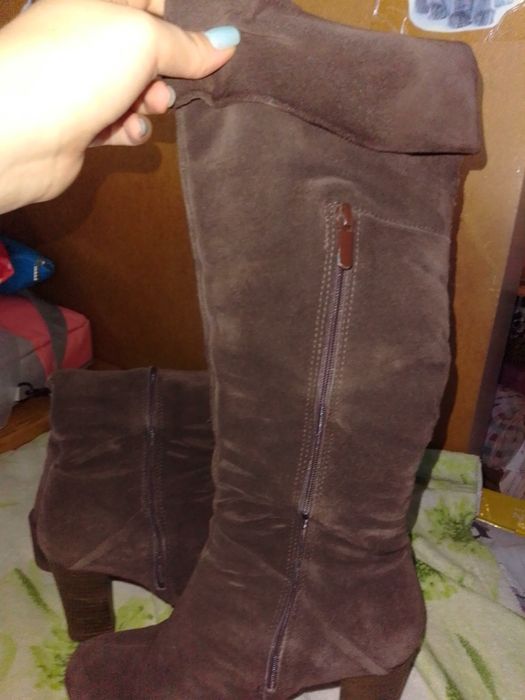 Зимові чоботи на підборах