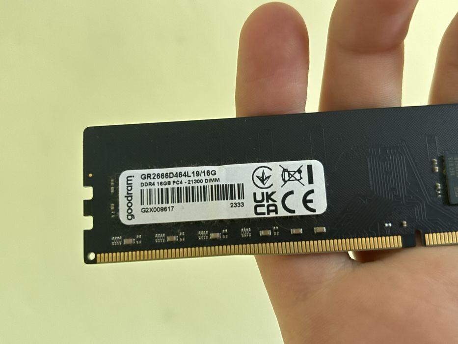 Оперативна память GOODRAM DDR4 16 ГБ 2666 МГц