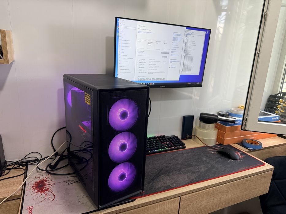 Компьютер ПРО Ryzen 7+32ddr+накопичувач 512 м2+ Radeon VII 16гб відео