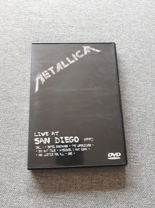 DVD musical concerto "Live in San Diego" dos METALLICA