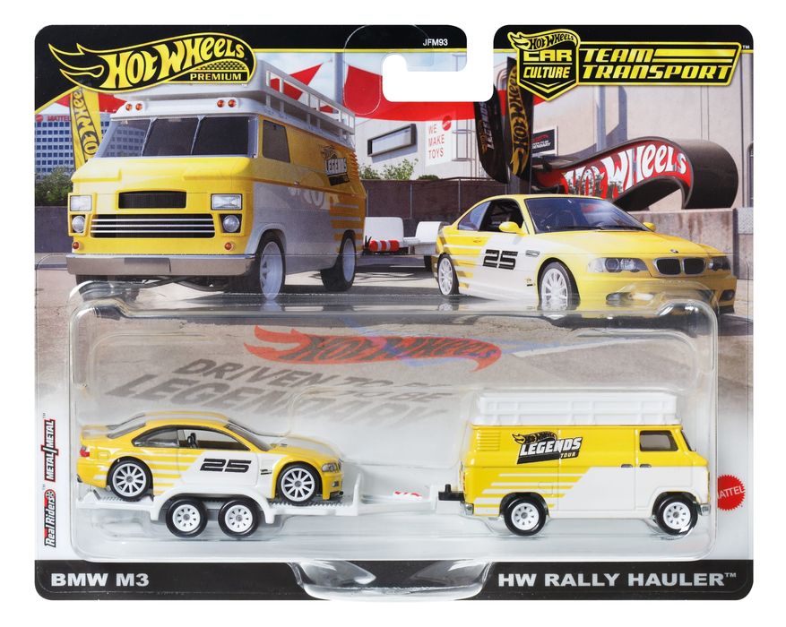 hot wheels team transport legends tour bmw m3 e46 hw rally hauler