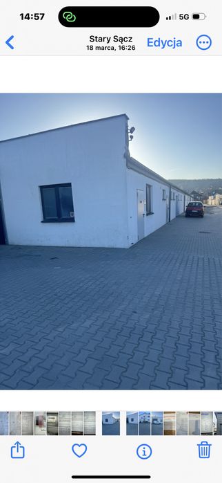 Hale wynajmę Stary Sącz