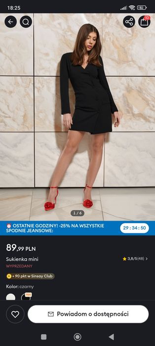 Marynarkowa sukienka XL