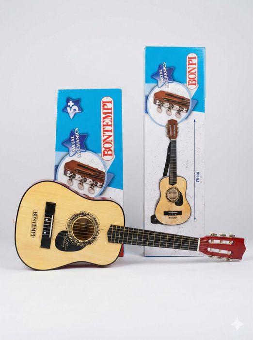 Bontempi Gitara akustyczna dziecięca 3/4 75 cm używana, bdb stan