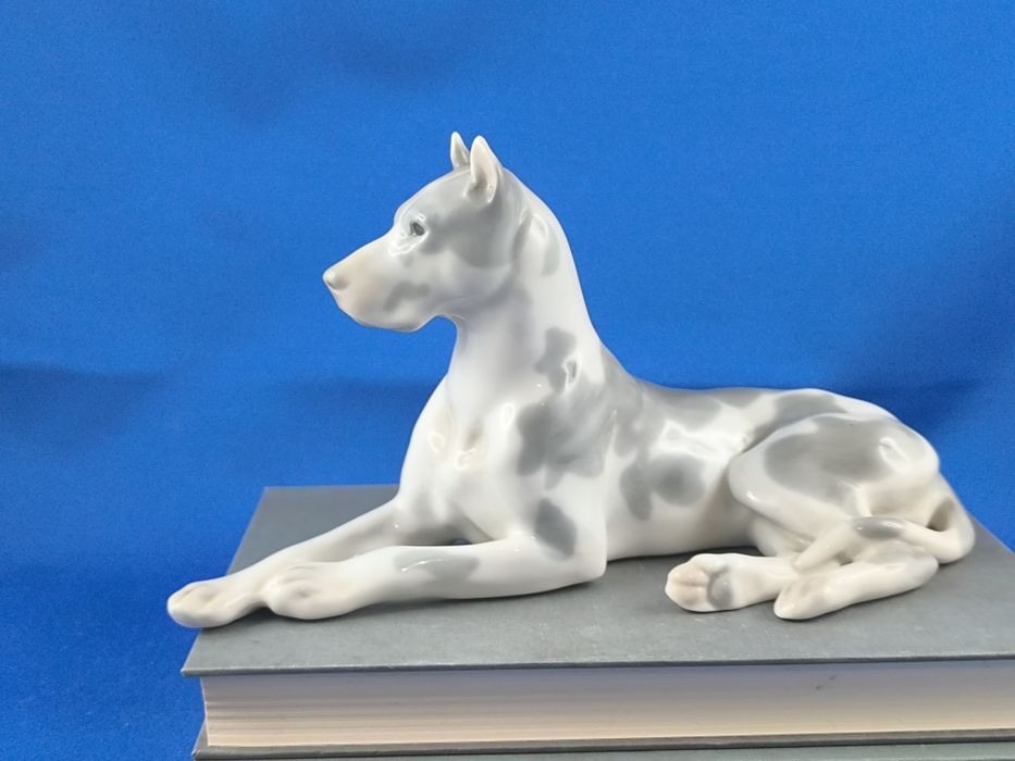Dog niemiecki Łomonosow LFZ #pies #porcelana #dekoracja #Rosja #ZSRR